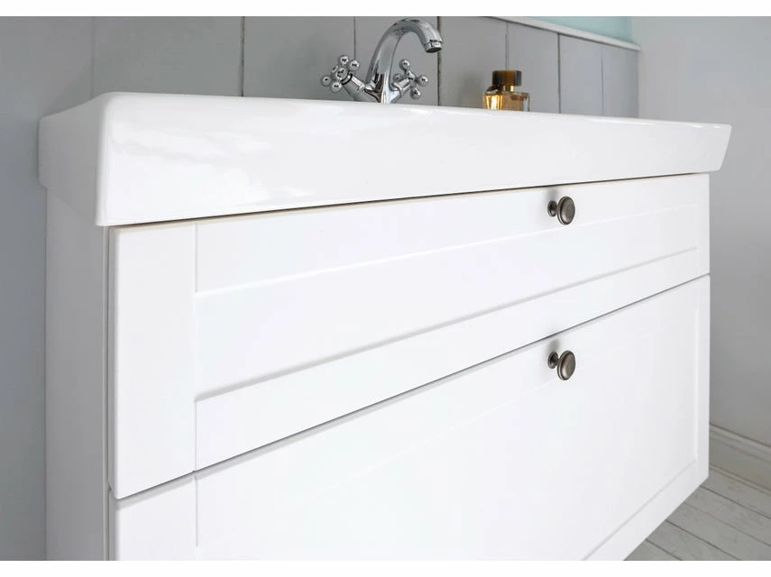 Budget ⌛ Aquarell Badezimmer-Set Salzburg - 3-teilig in weiß 🎉 2 Budget ⌛ Aquarell Badezimmer-Set Salzburg - 3-teilig in weiß 🎉 – Bild 2