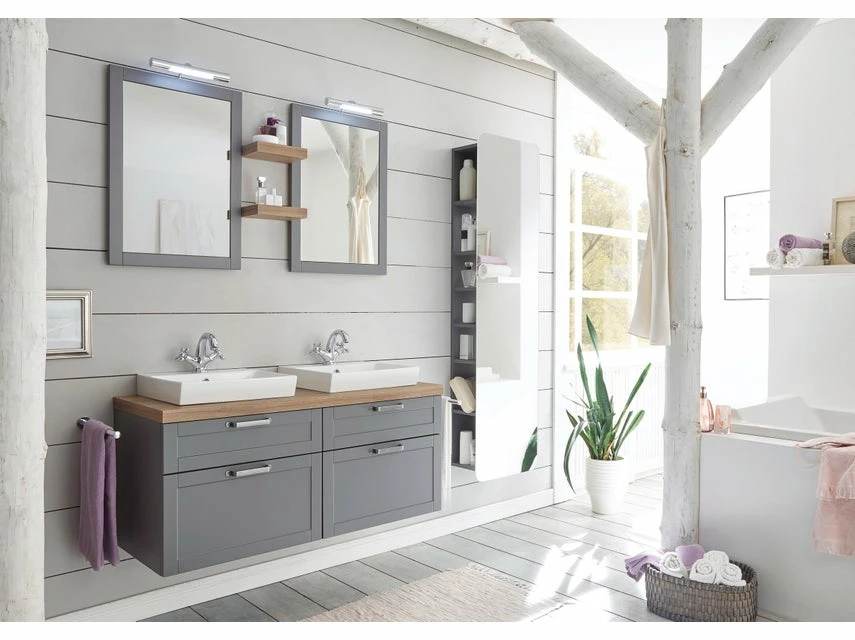 Besorgen 🎁 Aquarell Badezimmer-Set Salzburg in grau 🎉 1 Besorgen 🎁 Aquarell Badezimmer-Set Salzburg in grau 🎉