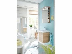 Bestpreis 🔔 Aquarell Badezimmer-Set Salzburg rechts in braun 😍