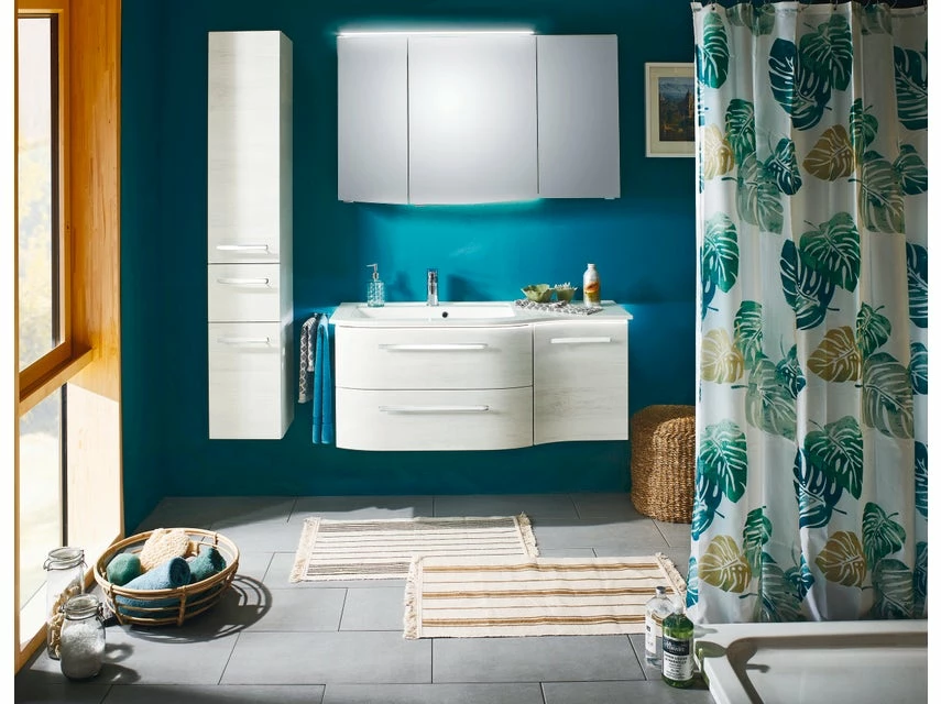 Großhandel ✨ Aquarell Hochschrank Cannes - 30/168/33 cm in weiß 🛒 4 Großhandel ✨ Aquarell Hochschrank Cannes - 30/168/33 cm in weiß 🛒 – Bild 4