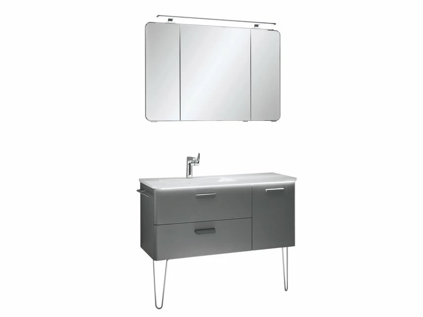 Bestpreis 💯 Aquarell Badezimmer-Set Brügge - 3-teilig in grau ⌛ 6 Bestpreis 💯 Aquarell Badezimmer-Set Brügge - 3-teilig in grau ⌛ – Bild 6