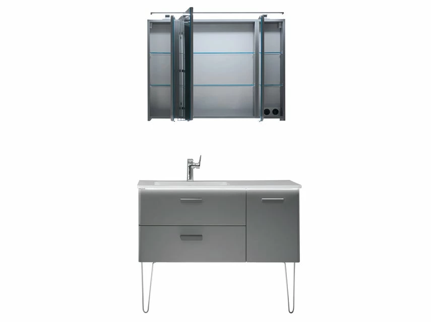 Bestpreis 💯 Aquarell Badezimmer-Set Brügge - 3-teilig in grau ⌛ 3 Bestpreis 💯 Aquarell Badezimmer-Set Brügge - 3-teilig in grau ⌛ – Bild 3