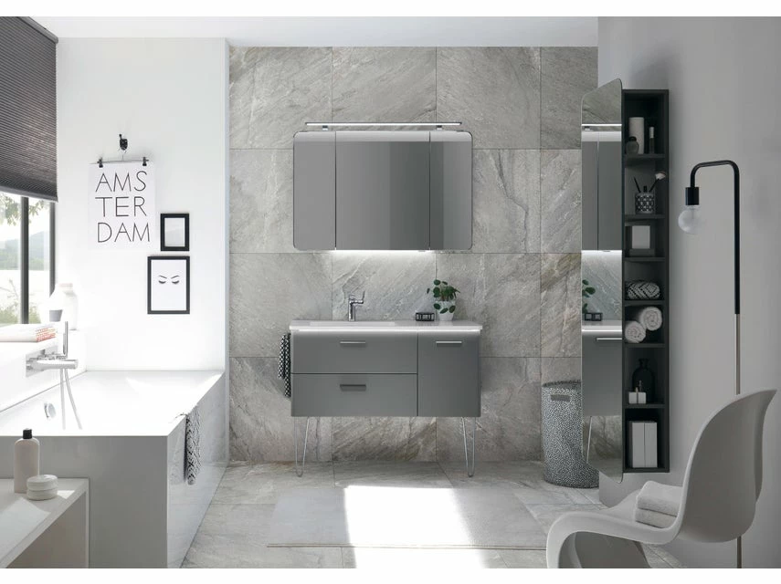 Bestpreis 💯 Aquarell Badezimmer-Set Brügge - 3-teilig in grau ⌛ 8 Bestpreis 💯 Aquarell Badezimmer-Set Brügge - 3-teilig in grau ⌛ – Bild 8