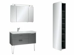 Bestpreis 💯 Aquarell Badezimmer-Set Brügge - 3-teilig in grau ⌛ 11 Bestpreis 💯 Aquarell Badezimmer-Set Brügge - 3-teilig in grau ⌛ -Badezimmerschränke Verkäufe 6684346 0599686 6 24622393