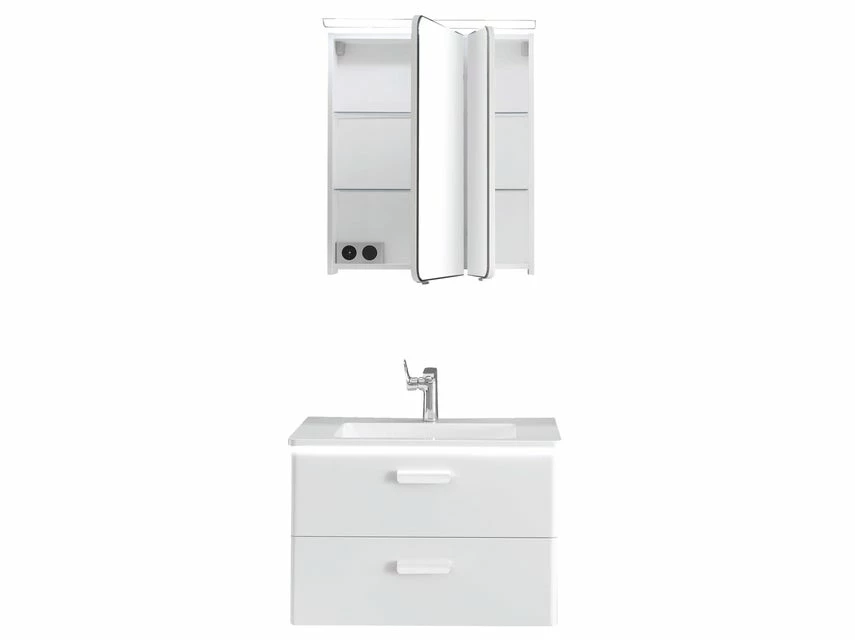 Billig 😀 Aquarell Badezimmer-Set Brügge - 3-teilig in weiß 😀 5 Billig 😀 Aquarell Badezimmer-Set Brügge - 3-teilig in weiß 😀 – Bild 5