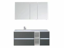 Besorgen 🛒 Aquarell Badezimmer-Set Mailand - 3-teilig in grau ✔️