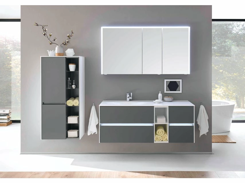 Besorgen 🛒 Aquarell Badezimmer-Set Mailand - 3-teilig in grau ✔️ 5 Besorgen 🛒 Aquarell Badezimmer-Set Mailand - 3-teilig in grau ✔️ – Bild 5