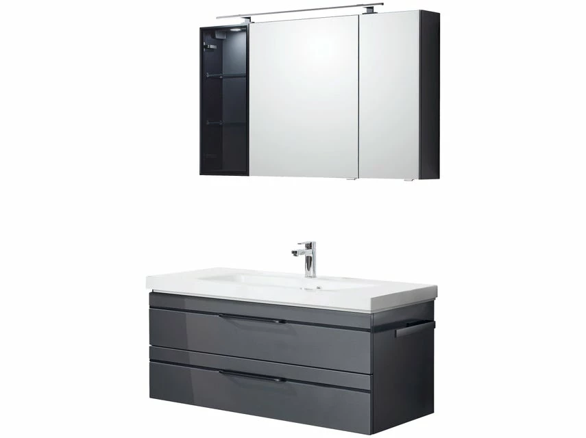 Bestpreis 😉 Aquarell Badezimmer-Set Bern - 3-teilig in schwarz 🔥 5 Bestpreis 😉 Aquarell Badezimmer-Set Bern - 3-teilig in schwarz 🔥 – Bild 5