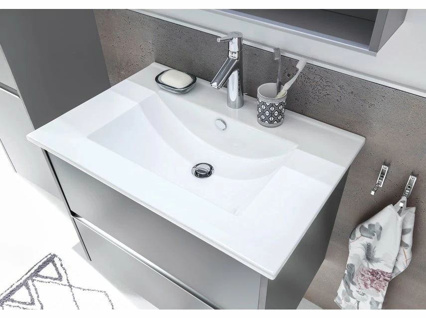 Neu 🧨 Aquarell Badezimmer-Set Bordeaux 01 - 3-teilig in grau 🎁 2 Neu 🧨 Aquarell Badezimmer-Set Bordeaux 01 - 3-teilig in grau 🎁 – Bild 2