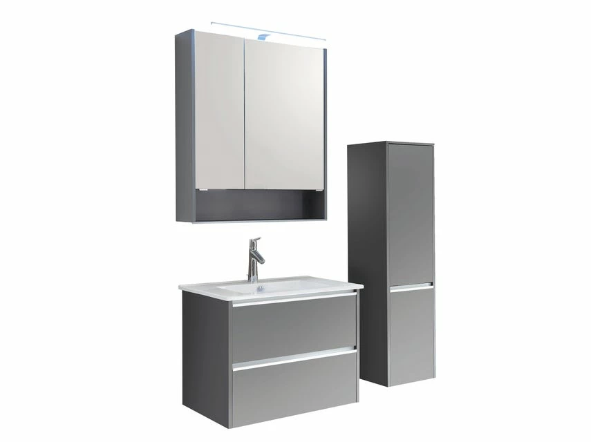 Budget 🛒 Aquarell Badezimmer-Set Bordeaux 01 - 3-teilig in grau 🧨 6 Budget 🛒 Aquarell Badezimmer-Set Bordeaux 01 - 3-teilig in grau 🧨 – Bild 6