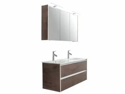 Beste Bewertungen von 🎉 Aquarell Badezimmer-Set Bordeaux 03 - 3-teilig in braun 🛒 -Badezimmerschränke Verkäufe 6688134 0600883 5 24613194
