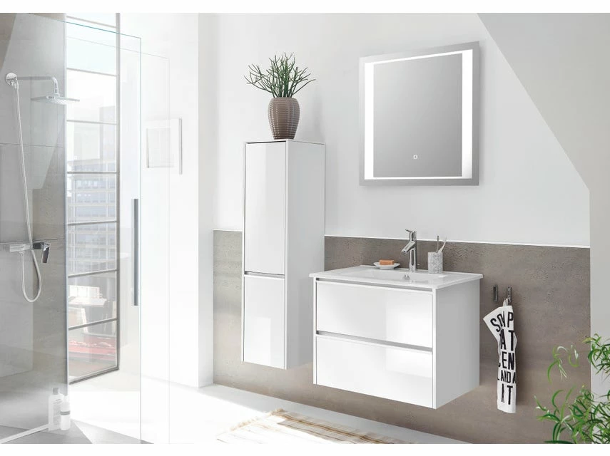 Rabatt ⌛ Aquarell Badezimmer-Set Bordeaux 04 - 3-teilig in weiß ✨ 4 Rabatt ⌛ Aquarell Badezimmer-Set Bordeaux 04 - 3-teilig in weiß ✨ – Bild 4