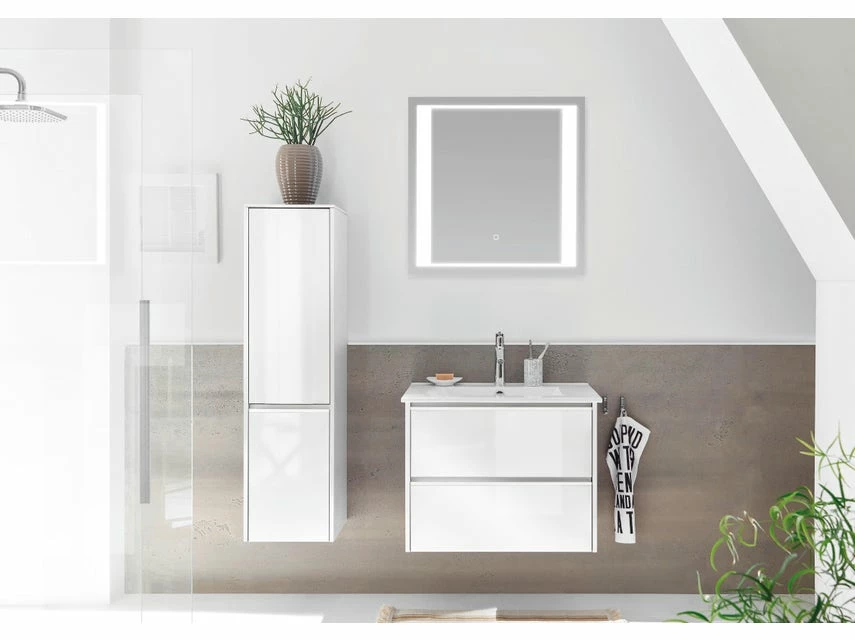 Rabatt ⌛ Aquarell Badezimmer-Set Bordeaux 04 - 3-teilig in weiß ✨ 3 Rabatt ⌛ Aquarell Badezimmer-Set Bordeaux 04 - 3-teilig in weiß ✨ – Bild 3