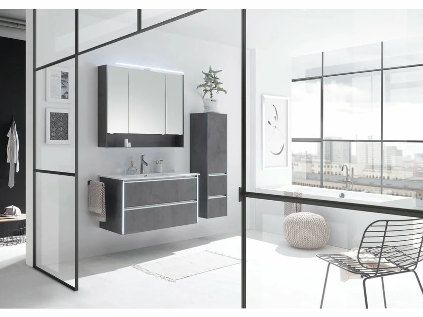 Schlussverkauf 🔔 Aquarell Badezimmer-Set Bordeaux 05 - 3-teilig in grau 👏 5 Schlussverkauf 🔔 Aquarell Badezimmer-Set Bordeaux 05 - 3-teilig in grau 👏 – Bild 5