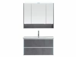 Schlussverkauf 🔔 Aquarell Badezimmer-Set Bordeaux 05 - 3-teilig in grau 👏