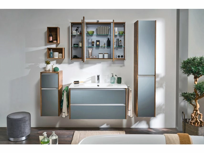 Billig 🥰 Aquarell Badezimmer-Set Bordeaux 06 - 3-teilig in grau 🔥 3 Billig 🥰 Aquarell Badezimmer-Set Bordeaux 06 - 3-teilig in grau 🔥 – Bild 3