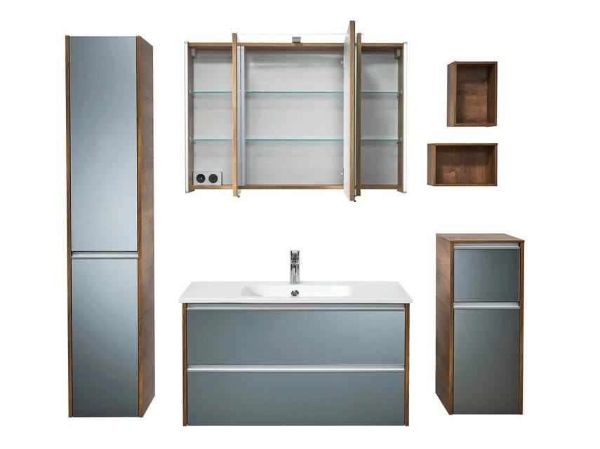 Billig 👍 Aquarell Hochschrank Bordeaux - 33,3/170,7/33 cm in grau ✔️ 2 Billig 👍 Aquarell Hochschrank Bordeaux - 33,3/170,7/33 cm in grau ✔️ – Bild 2