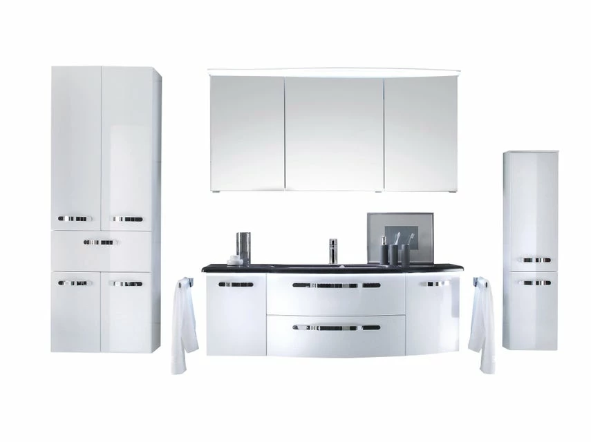 Budget 🤩 Aquarell Badezimmer-Set Rotterdam - 3-teilig in weiß 🤩 4 Budget 🤩 Aquarell Badezimmer-Set Rotterdam - 3-teilig in weiß 🤩 – Bild 4