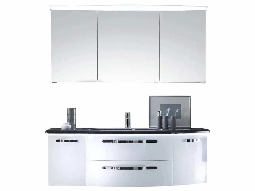 Budget 🤩 Aquarell Badezimmer-Set Rotterdam - 3-teilig in weiß 🤩 1 Budget 🤩 Aquarell Badezimmer-Set Rotterdam - 3-teilig in weiß 🤩