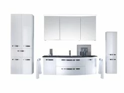 Brandneu 💯 Aquarell Midischrank Rotterdam 01 - 30/121/17 cm in weiß ✨ -Badezimmerschränke Verkäufe 6688750 0601155 2 24614291