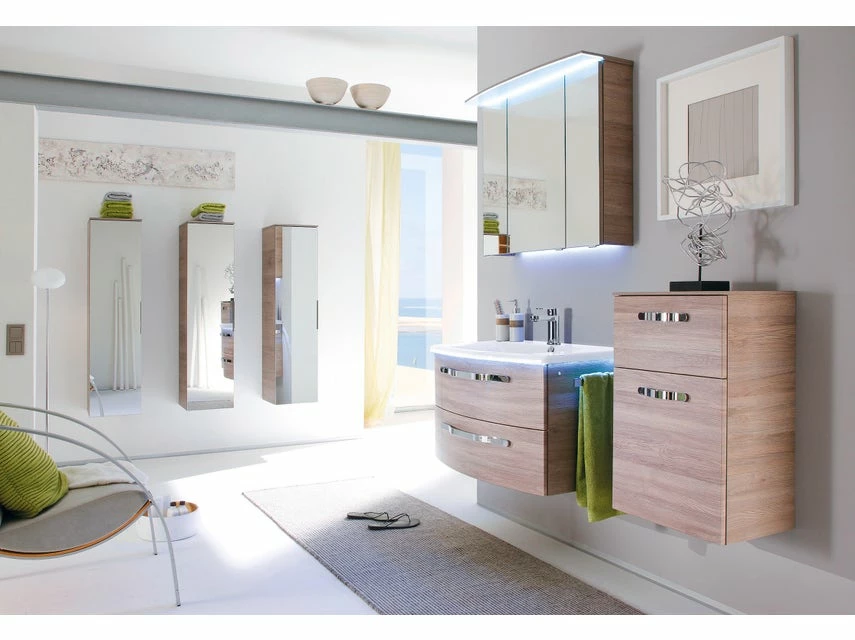 Großhandel 👏 Aquarell Badezimmer-Set Rotterdam - 3-teilig in braun 😀 2 Großhandel 👏 Aquarell Badezimmer-Set Rotterdam - 3-teilig in braun 😀 – Bild 2