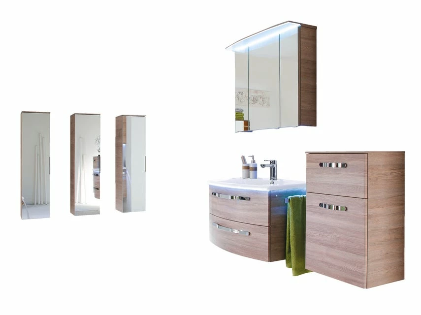 Großhandel 👏 Aquarell Badezimmer-Set Rotterdam - 3-teilig in braun 😀 3 Großhandel 👏 Aquarell Badezimmer-Set Rotterdam - 3-teilig in braun 😀 – Bild 3