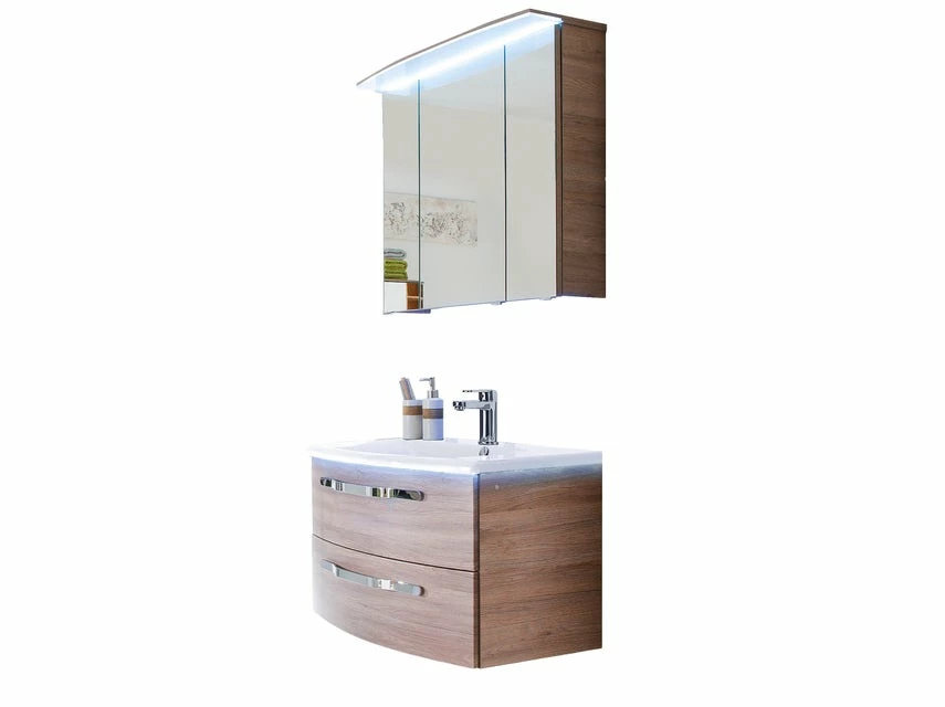 Großhandel 👏 Aquarell Badezimmer-Set Rotterdam - 3-teilig in braun 😀 1 Großhandel 👏 Aquarell Badezimmer-Set Rotterdam - 3-teilig in braun 😀