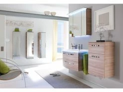 Schlussverkauf 😉 Aquarell Midischrank Rotterdam 03 - 30/121/33 cm in braun 👏 -Badezimmerschränke Verkäufe 6688767 0601173 1 24614978