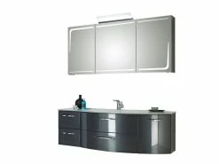 Bester Verkauf 😍 Aquarell Badezimmer-Set Rotterdam - 3-teilig in schwarz ⭐