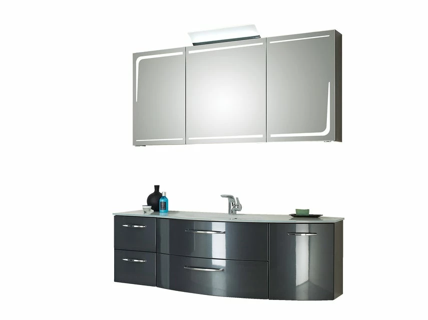 Bester Verkauf 😍 Aquarell Badezimmer-Set Rotterdam - 3-teilig in schwarz ⭐ 1 Bester Verkauf 😍 Aquarell Badezimmer-Set Rotterdam - 3-teilig in schwarz ⭐