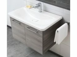 Budget 😀 Aquarell Badezimmer-Programm Amsterdam in grau 😉 -Badezimmerschränke Verkäufe 6689267 0601236 1 24620909