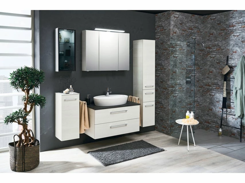 Bestes Angebot 🧨 Aquarell Hochschrank Amsterdam - 30/168/33 cm in weiß ✔️ 3 Bestes Angebot 🧨 Aquarell Hochschrank Amsterdam - 30/168/33 cm in weiß ✔️ – Bild 3