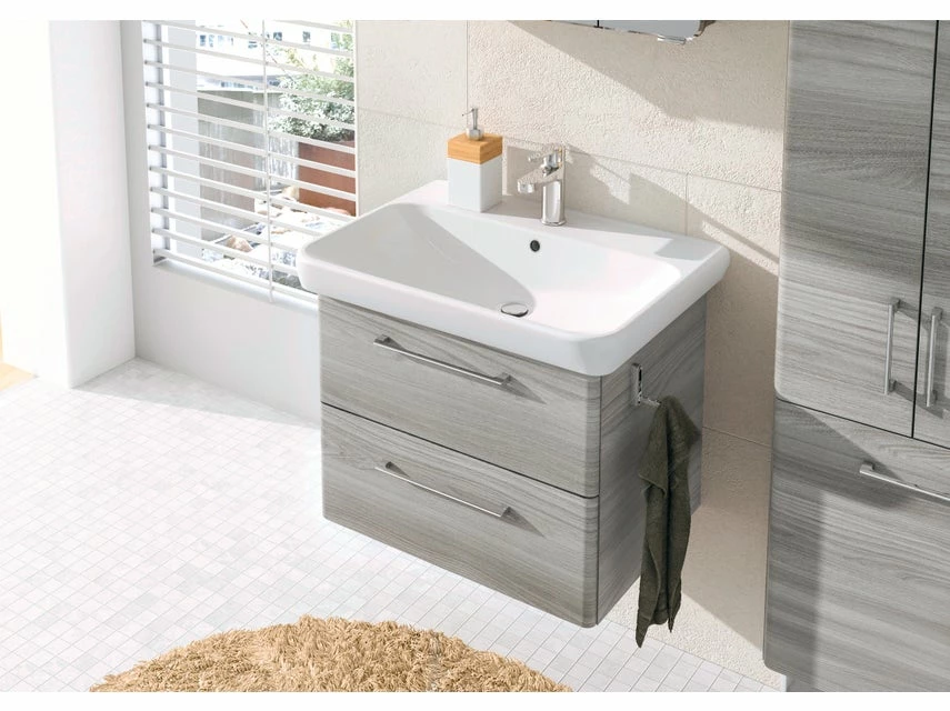 Bestes Angebot 😀 Aquarell Badezimmer-Set Prag - 3-teilig in grau 🛒 2 Bestes Angebot 😀 Aquarell Badezimmer-Set Prag - 3-teilig in grau 🛒 – Bild 2