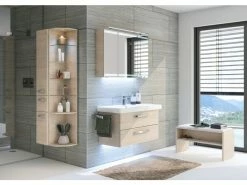 Großhandel 🌟 Aquarell Hochschrank Prag - 30/168/33 cm in braun 🛒 5 Großhandel 🌟 Aquarell Hochschrank Prag - 30/168/33 cm in braun 🛒 -Badezimmerschränke Verkäufe 6689336 0601303 1 24611718