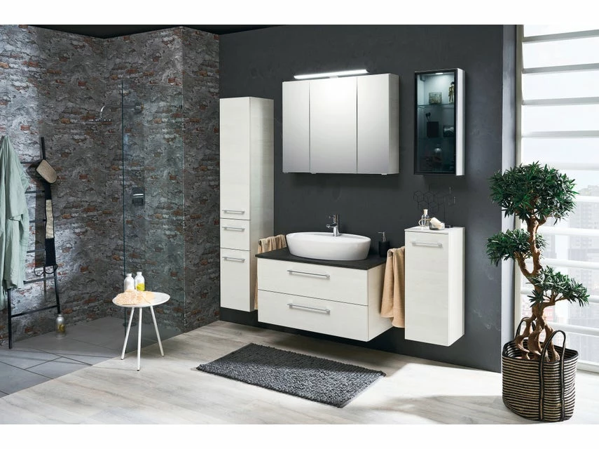 Aktion 🛒 Aquarell Hochschrank Amsterdam - 30/168/33 cm in weiß 🥰 3 Aktion 🛒 Aquarell Hochschrank Amsterdam - 30/168/33 cm in weiß 🥰 – Bild 3