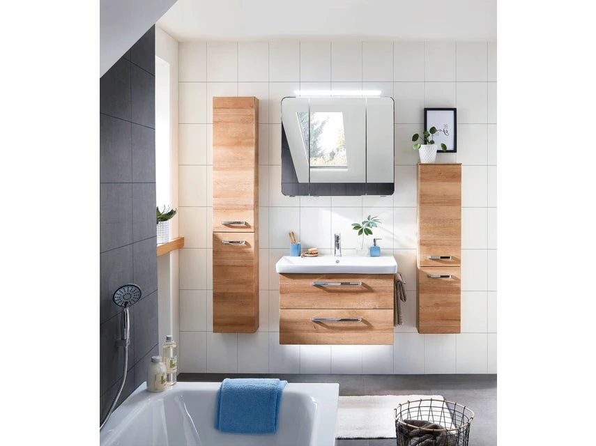 Coupon 😍 Aquarell Hochschrank Amsterdam - 30/168/17 cm in braun ❤️ 2 Coupon 😍 Aquarell Hochschrank Amsterdam - 30/168/17 cm in braun ❤️ – Bild 2