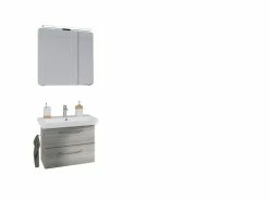 Bestes Angebot 😀 Aquarell Badezimmer-Set Prag - 3-teilig in grau 🛒