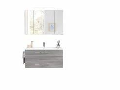 Bestpreis ⭐ Aquarell Badezimmer-Programm Neapel in grau 👍