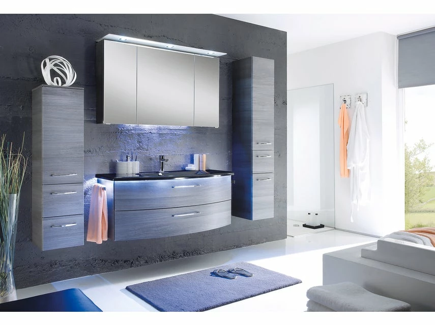 Coupon 🧨 Aquarell Hochschrank Rotterdam 02 - rechts in schwarz 🌟 2 Coupon 🧨 Aquarell Hochschrank Rotterdam 02 - rechts in schwarz 🌟 – Bild 2