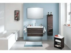 Besorgen 🔔 Aquarell Midischrank Bern 05 - 30/121/33 cm in dunkelbraun 😀 -Badezimmerschränke Verkäufe 6743237 0602083 1 24575287