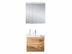 Am billigsten ⌛ Aquarell Badezimmer-Set Prag - 3-teilig in braun 👏