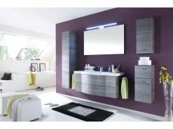 Am billigsten 🔥 Aquarell Wandschrank Athen - 30/70/17 cm in grau 😍 -Badezimmerschränke Verkäufe 6745056 0602491 24592968