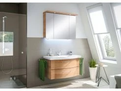 Aktion 👏 Aquarell Badezimmer-Set Athen 03 - 3-teilig in braun 😉