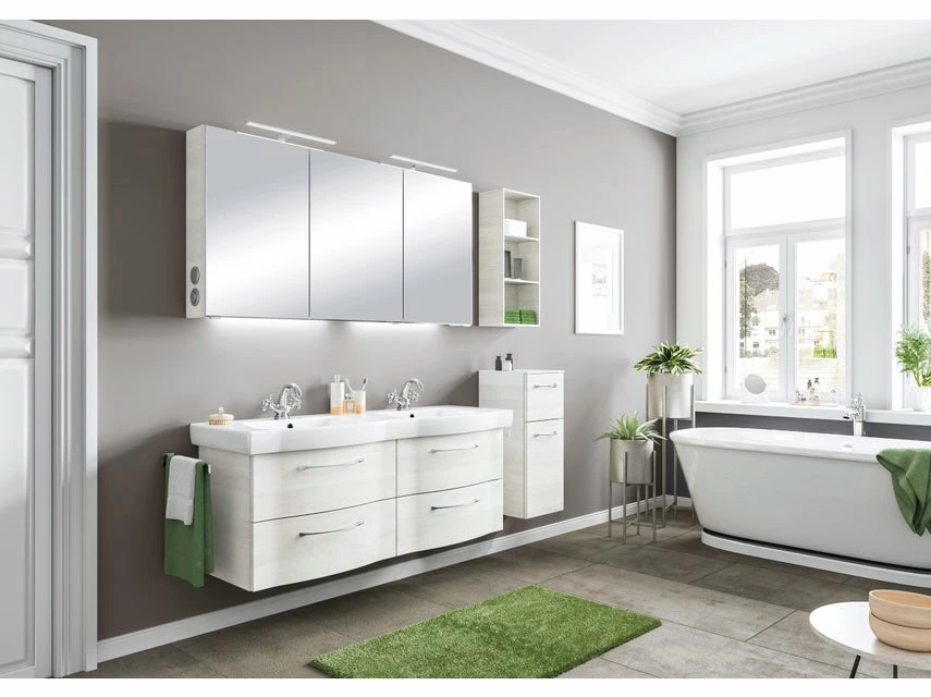 Rabatt 🔥 Aquarell Badezimmer-Set Athen 05 - 3-teilig in weiß 🌟 2 Rabatt 🔥 Aquarell Badezimmer-Set Athen 05 - 3-teilig in weiß 🌟 – Bild 2