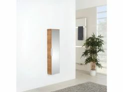 Budget ✨ Aquarell Midischrank Salzburg links - 30/121/17 cm in braun 🌟 -Badezimmerschränke Verkäufe 6747423 0603176 2 24625404