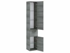Brandneu 💯 Aquarell Hochschrank Athen - 30/168/33 cm in grau 🔥 -Badezimmerschränke Verkäufe 6779620 0610825 2 24588991