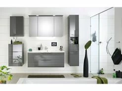 Aktion 🧨 Aquarell Wandschrank Brüssel - 45/70/17 cm in grau 🎉 -Badezimmerschränke Verkäufe 6780055 0611073 2 24612287