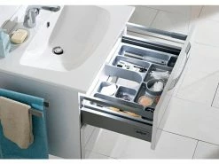 Angebote ✨ Aquarell Badezimmer-Set Brüssel 02 - 3-teilig in grau 🛒 -Badezimmerschränke Verkäufe 6780064 0611080 4 24612493