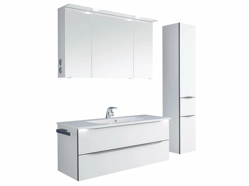 Am billigsten ❤️ Aquarell Badezimmer-Set Brüssel 03 - 3-teilig in weiß 👏 3 Am billigsten ❤️ Aquarell Badezimmer-Set Brüssel 03 - 3-teilig in weiß 👏 – Bild 3