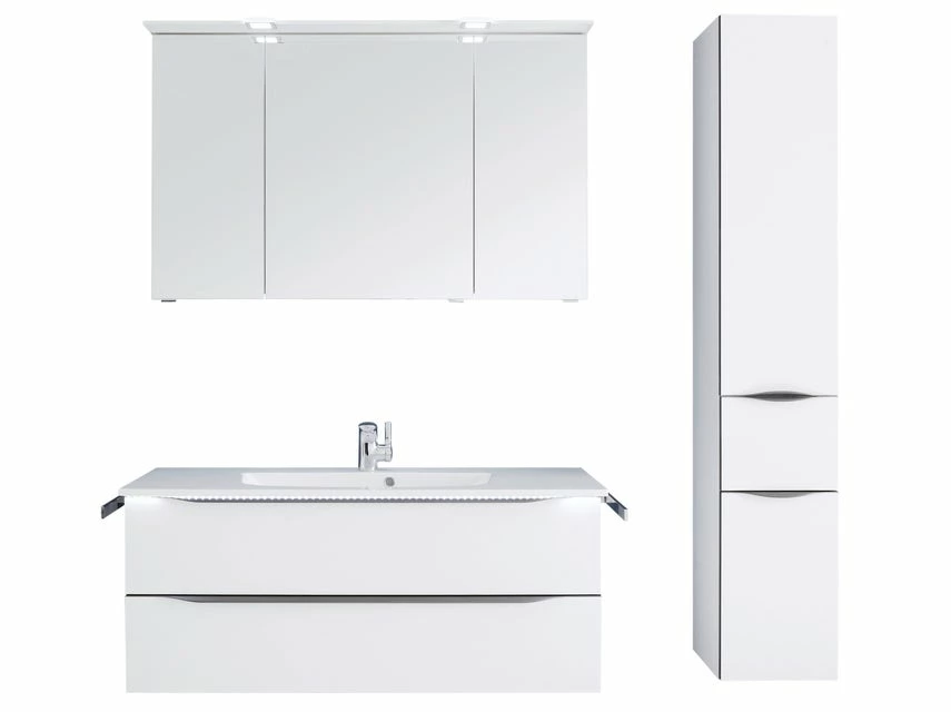 Am billigsten ❤️ Aquarell Badezimmer-Set Brüssel 03 - 3-teilig in weiß 👏 5 Am billigsten ❤️ Aquarell Badezimmer-Set Brüssel 03 - 3-teilig in weiß 👏 – Bild 5